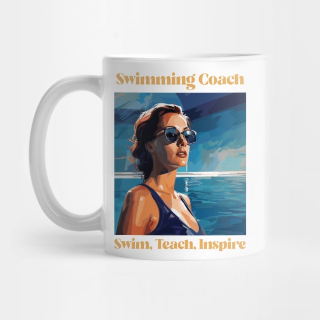 swim instructor, swim coach, swimming trainning, fun designs v8 by H2Ovib3s